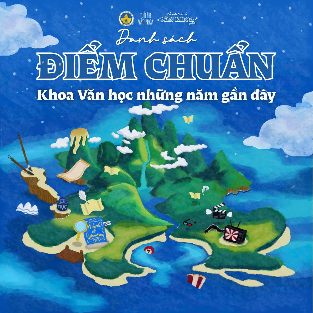 DANH SÁCH ĐIỂM CHUẨN KHOA VĂN HỌC NĂM 2023 - 2025